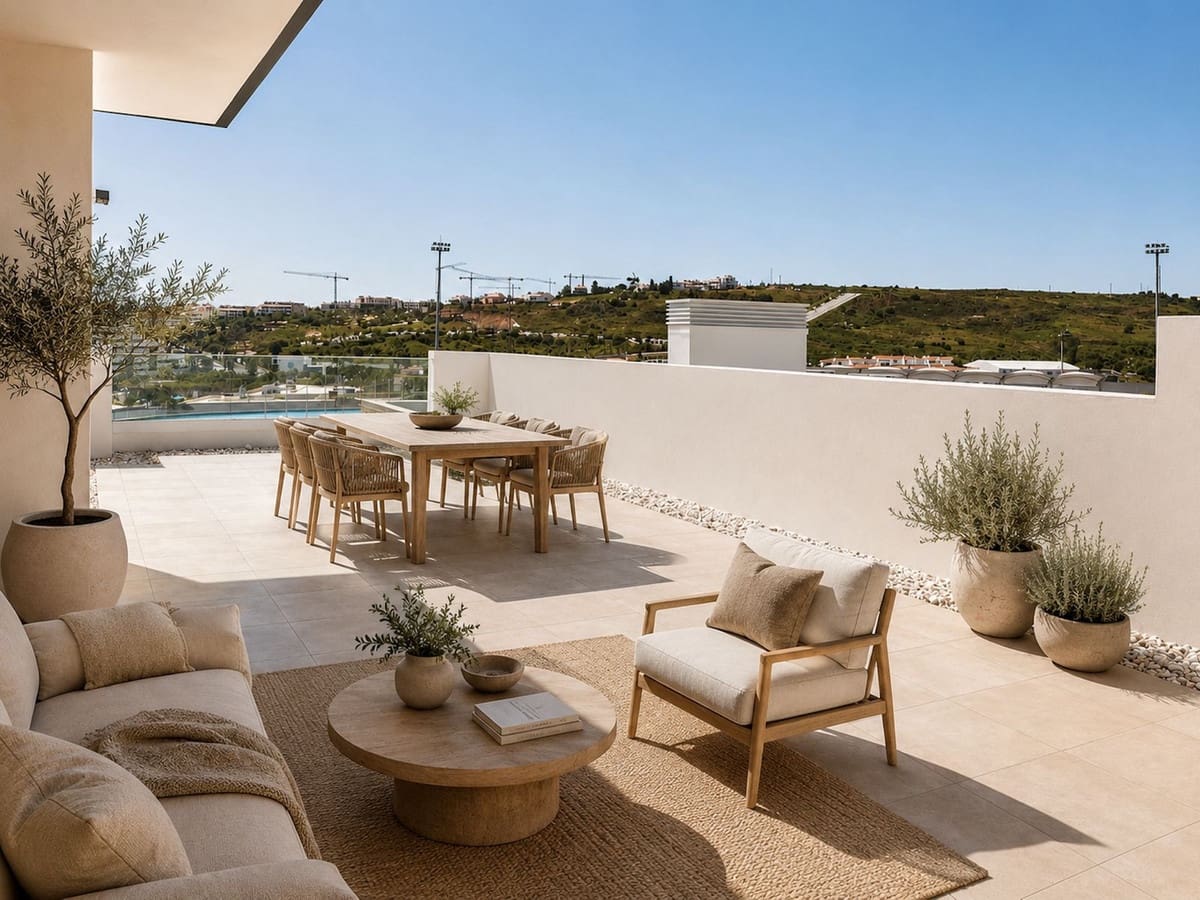 2 soveværelse Penthouse til salg i Estepona med swimmingpool garage - € 575.000 (Ref: 9973001)