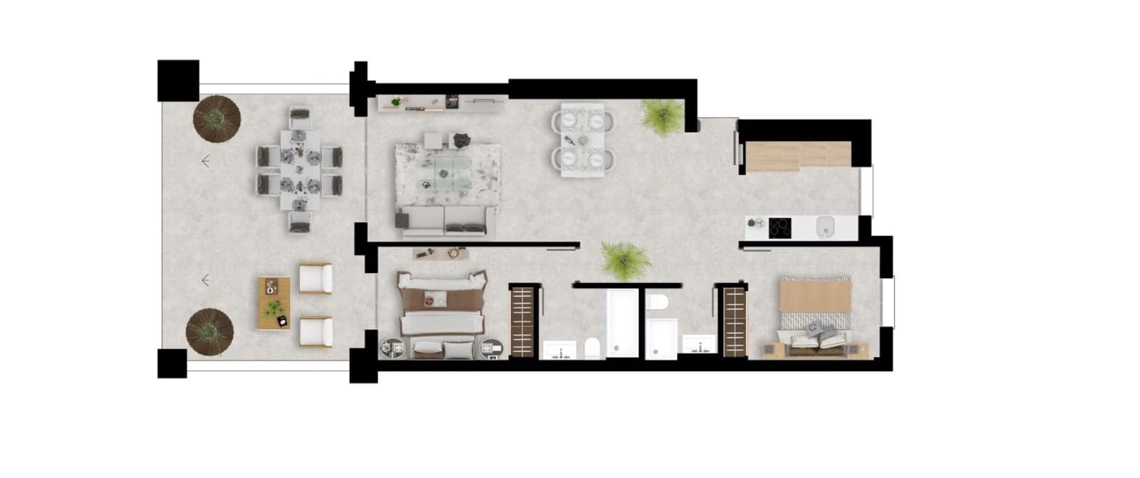 2 bedroom Apartment for sale in Manilva with pool garage - € 390,000 (Ref: 9973003)