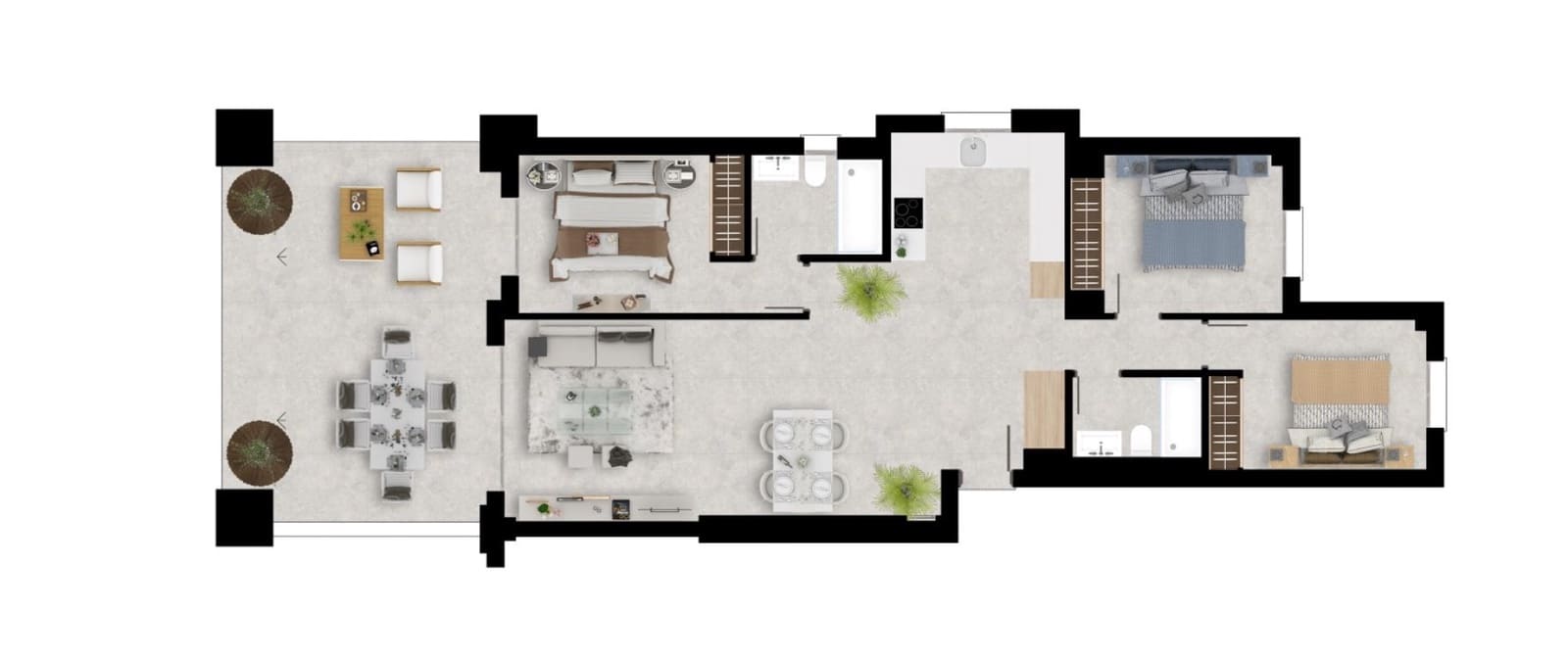2 bedroom Apartment for sale in Manilva with pool garage - € 390,000 (Ref: 9973003)