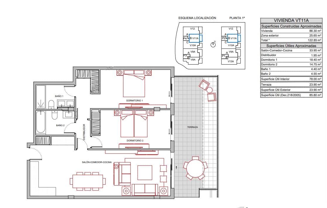 2 soverom Leilighet til salgs i Torremolinos med svømmebasseng garasje - € 456 000 (Ref: 9973005)