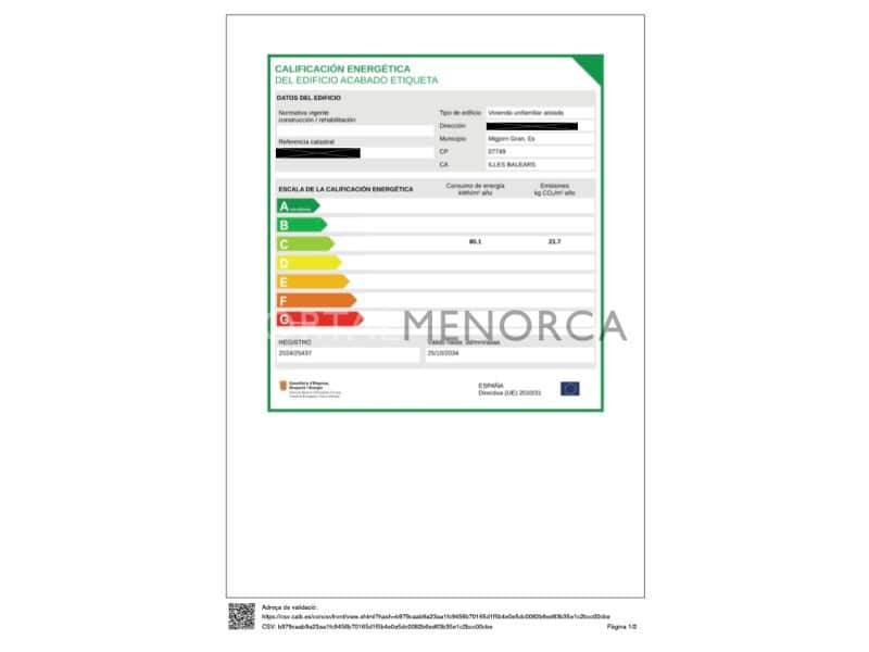 4 soveværelse Villa til salg i El Migjorn Gran / Es Migjorn Gran med garage - € 855.000 (Ref: 9402036)