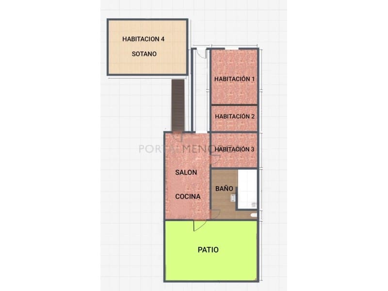 2 makuuhuone Huvila myytävänä paikassa San Luis / Sant Lluis - 349 000 € (Ref: 9402097)