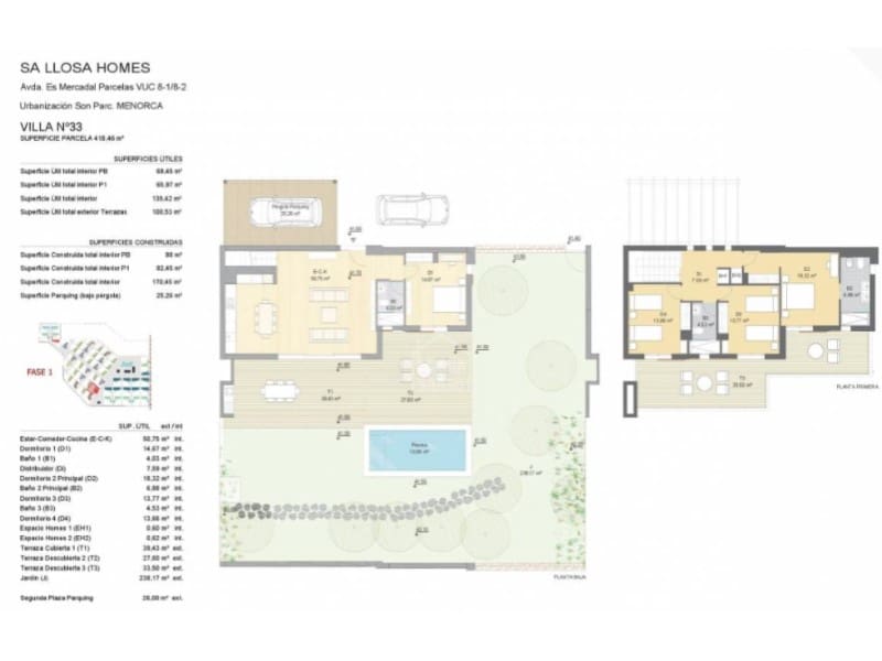 4 makuuhuone Huvila myytävänä paikassa Son Parc - 710 000 € (Ref: 9402098)