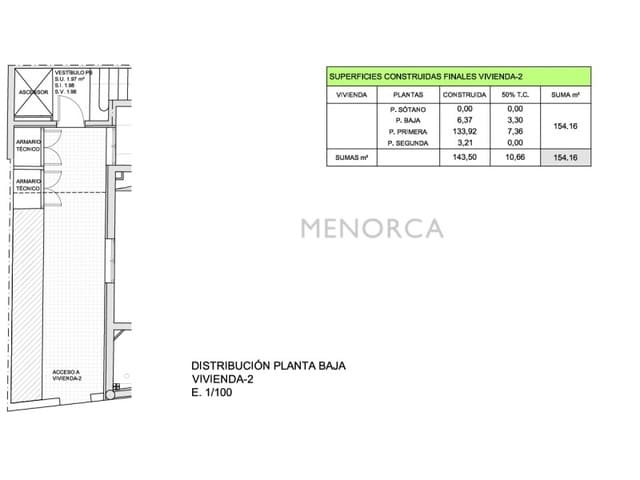 3 slaapkamer Appartement te koop in Ciutadella de Menorca - € 866.000 (Ref: 9402143)