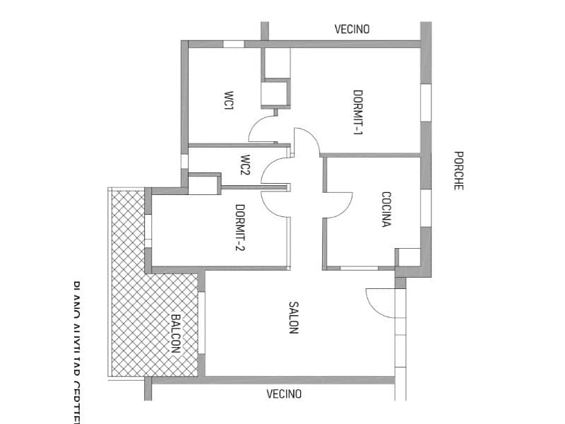 2 makuuhuone Huoneisto myytävänä paikassa Es Mercadal mukana uima-altaan - 390 000 € (Ref: 9402158)