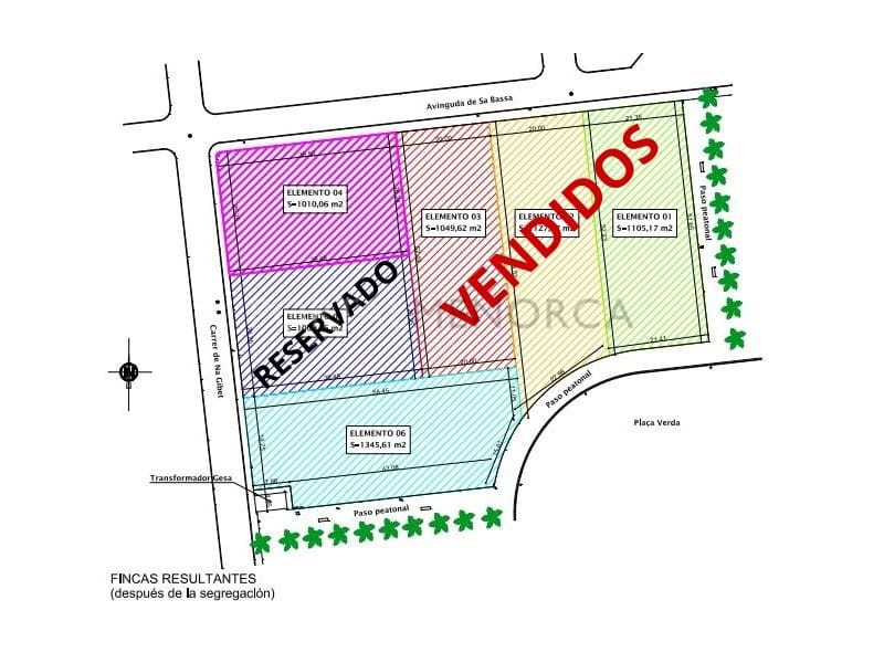 Byggetomt til salgs i Son Blanc - € 420 000 (Ref: 9631666)