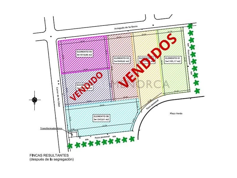 Building Plot for sale in Son Blanc - € 420,000 (Ref: 9631667)