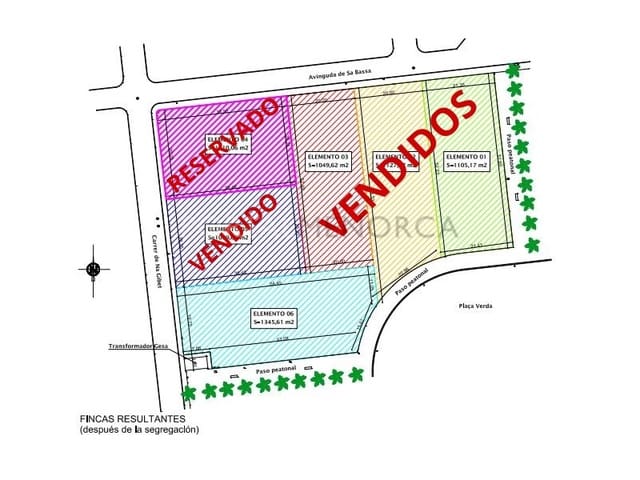 Bauplatz zu verkaufen in Son Blanc, Ciutadella de Menorca - 457.000 € (Ref: 9631667)
