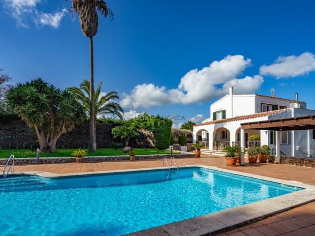 5 chambre Finca/Maison de Campagne à vendre à Llucmaçanes, Mahón / Maó avec piscine garage - 1 290 000 € (Ref: 9631741)