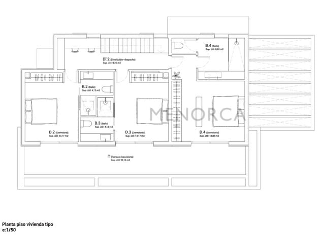4 sovrum Villa till salu i Son Blanc, Ciutadella de Menorca med pool - 1 250 000 € (Ref: 9631748)