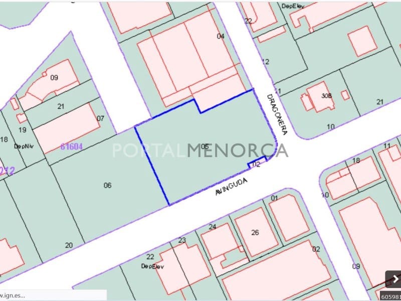 Terreno para Construção para venda em Mahon / Mao - 1 495 000 € (Ref: 9639419)