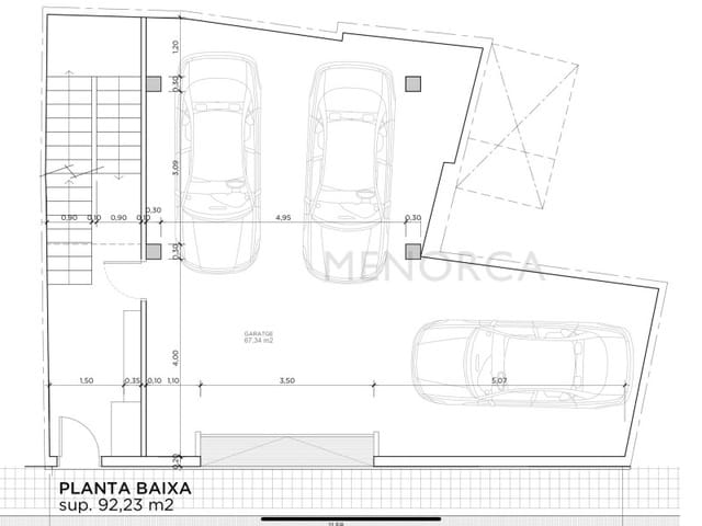 Bauplatz zu verkaufen in Mahón / Maó - 295.000 € (Ref: 9639427)