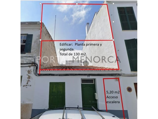 Terreno para Construção para venda em Mahón / Maó - 80 000 € (Ref: 9772933)