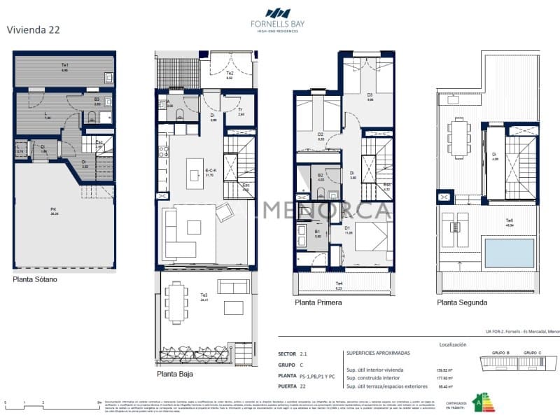 3 slaapkamer Villa te koop in Fornells - € 900.000 (Ref: 9966373)