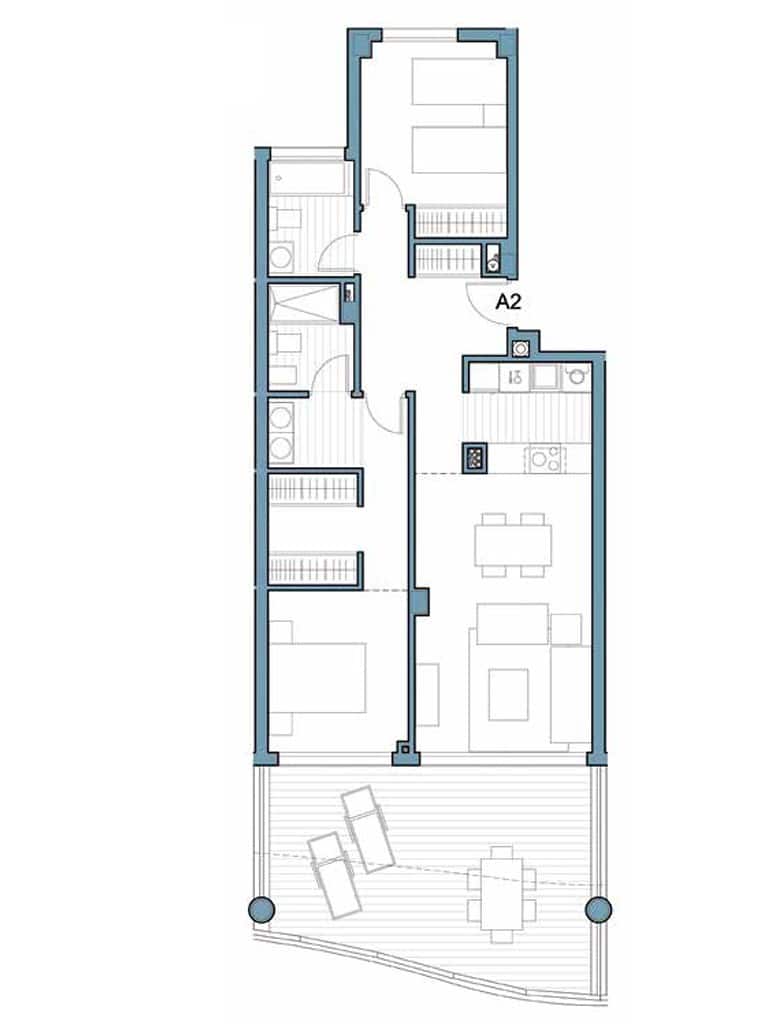 Ático de 3 habitaciones en Fuengirola en venta con piscina - 750.000 € (Ref: 6015263)