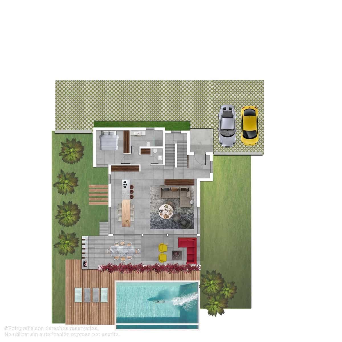 3 sypialnia Willa na sprzedaż w La Cala Golf z basenem garażem - 1 495 000 € (Ref: 6994261)