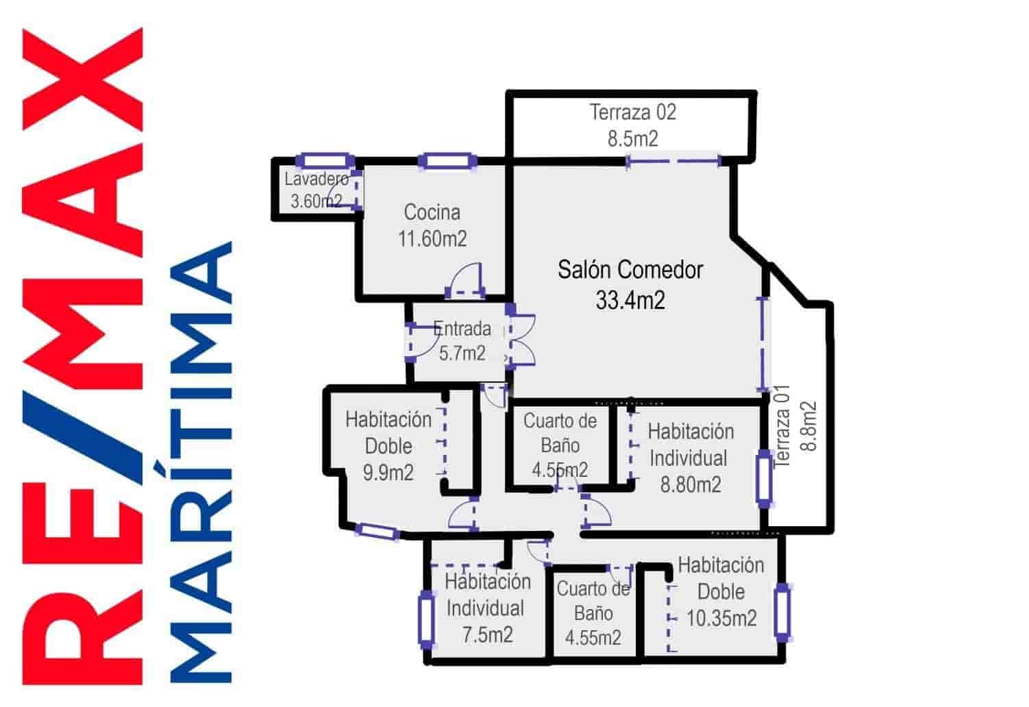 4 camera da letto Appartamento in vendita in Nueva Andalucia con garage - 450.000 € (Rif: 9065293)