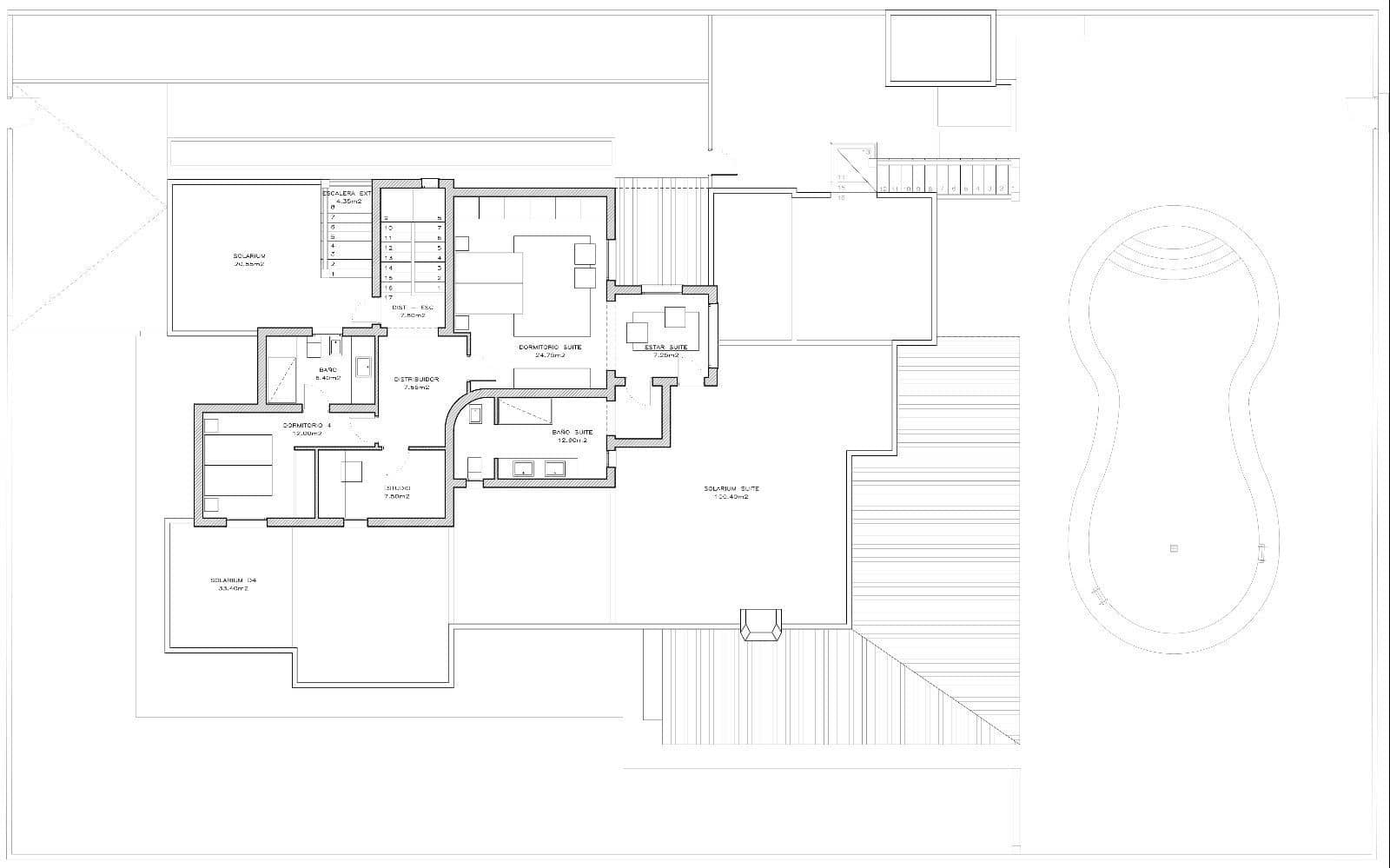 5 soverom Villa til salgs i Vera med svømmebasseng garasje - € 1 450 000 (Ref: 5440721)