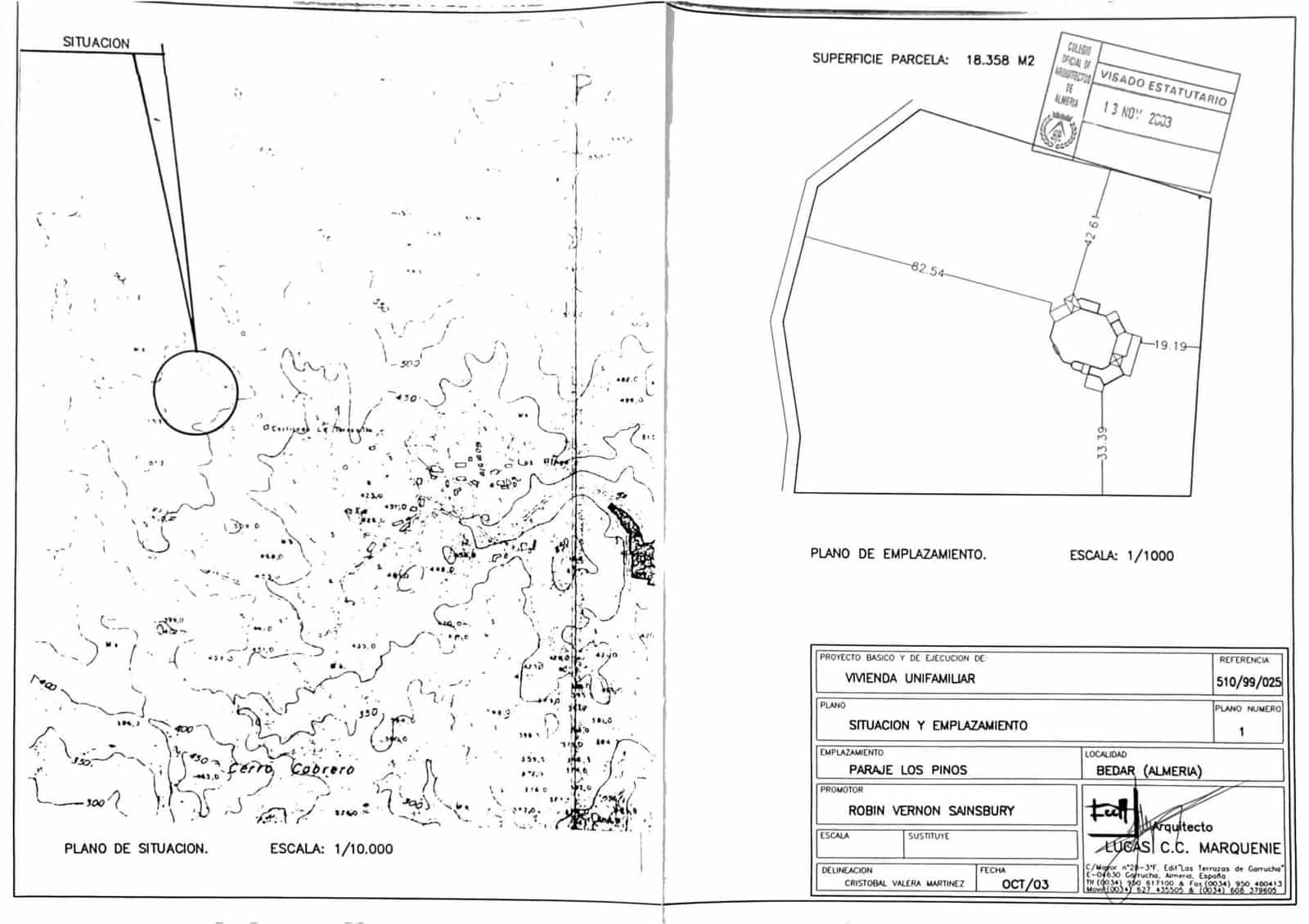 Grunde uden byggetilladelser til salg i Bedar - € 59.000 (Ref: 8104660)