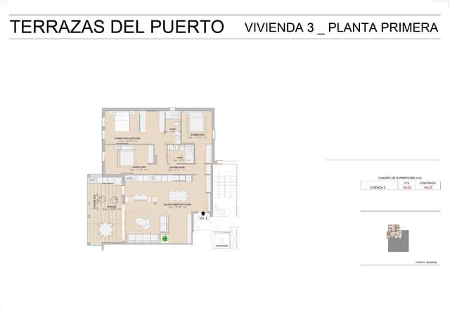 3 soverom Leilighet til salgs i El Rubial, Aguilas med svømmebasseng garasje - € 529 000 (Ref: 8300111)