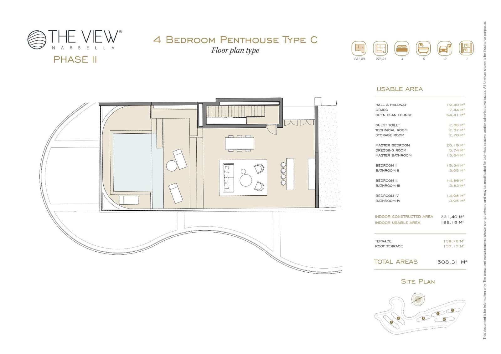 4 soveværelse Penthouse til salg i Benahavis med swimmingpool garage - € 2.945.000 (Ref: 8493378)