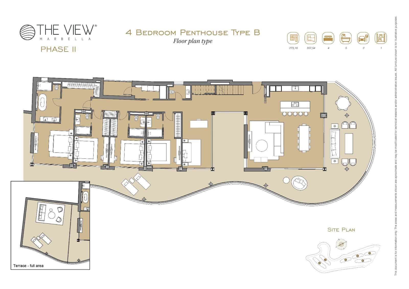 4 soverom Penthouse til salgs i Benahavis med garasje - € 2 290 000 (Ref: 8821711)