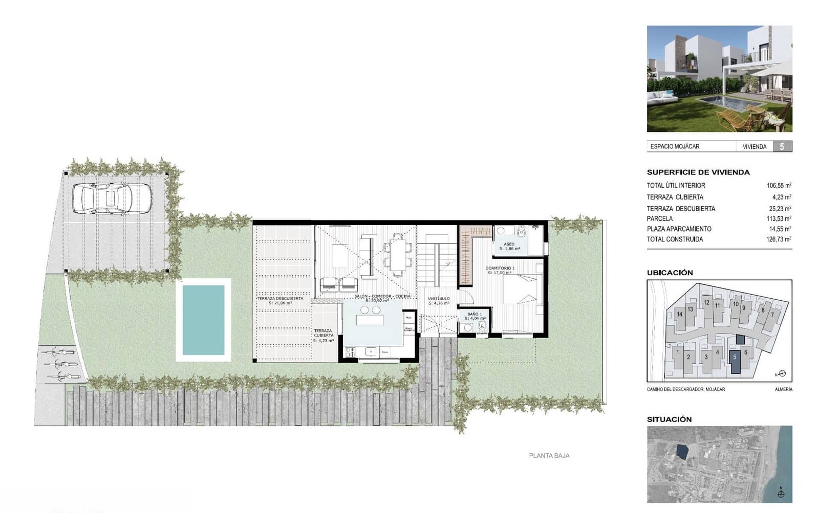 4 soveværelse Villa til salg i Mojacar med garage - € 366.000 (Ref: 8875490)