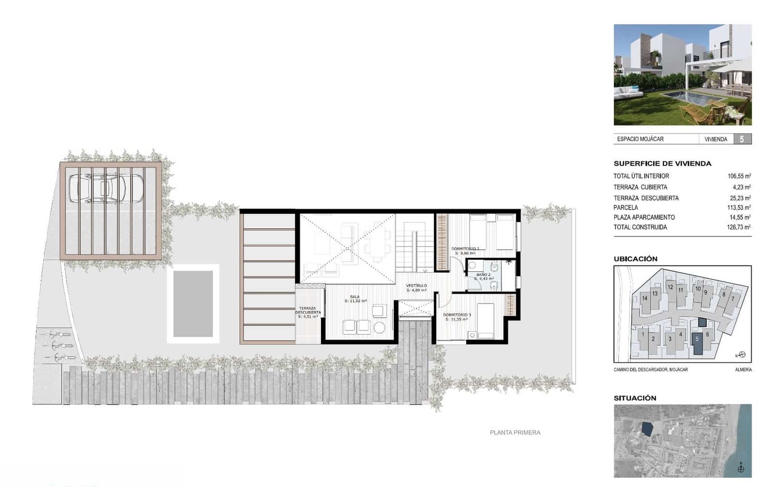 4 soveværelse Villa til salg i Mojacar med garage - € 366.000 (Ref: 8875490)
