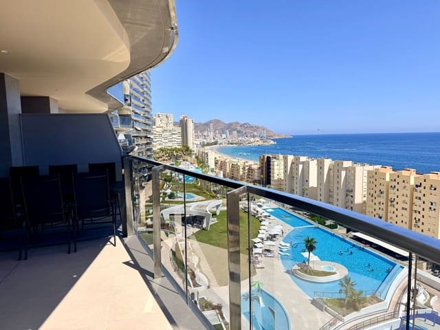 2 Zimmer Apartment zu vermieten in Benidorm mit Pool Garage - 2.200 € (Ref: 10008376)