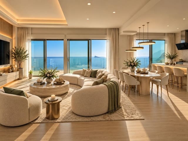 4 makuuhuone Huoneisto myytävänä paikassa Benidorm mukana uima-altaan 
autotalli - 4 300 000 € (Ref: 10176855)