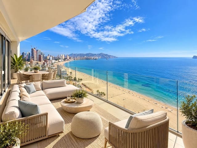 4 makuuhuone Huoneisto myytävänä paikassa Benidorm mukana uima-altaan 
autotalli - 4 300 000 € (Ref: 10176855)