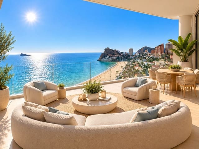 4 makuuhuone Huoneisto myytävänä paikassa Benidorm mukana uima-altaan 
autotalli - 4 300 000 € (Ref: 10176855)