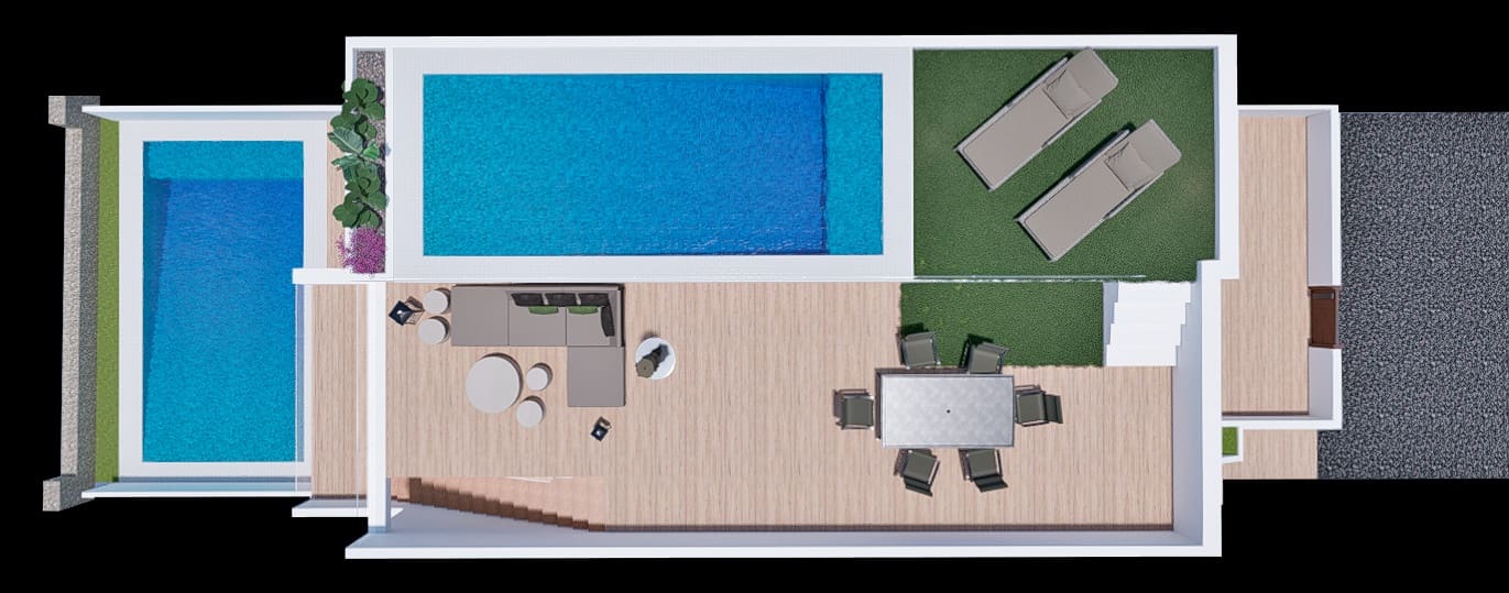 Bungalow de 2 habitaciones en Finestrat en venta con piscina garaje - 329.900 € (Ref: 7021310)