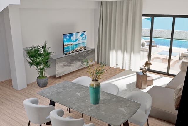 2 Zimmer Bungalow zu verkaufen in Finestrat mit Pool Garage - 329.900 € (Ref: 7021310)