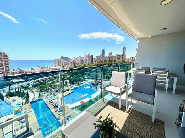 2 Zimmer Apartment zu vermieten in Benidorm mit Pool Garage - 2.000 € (Ref: 7346775)