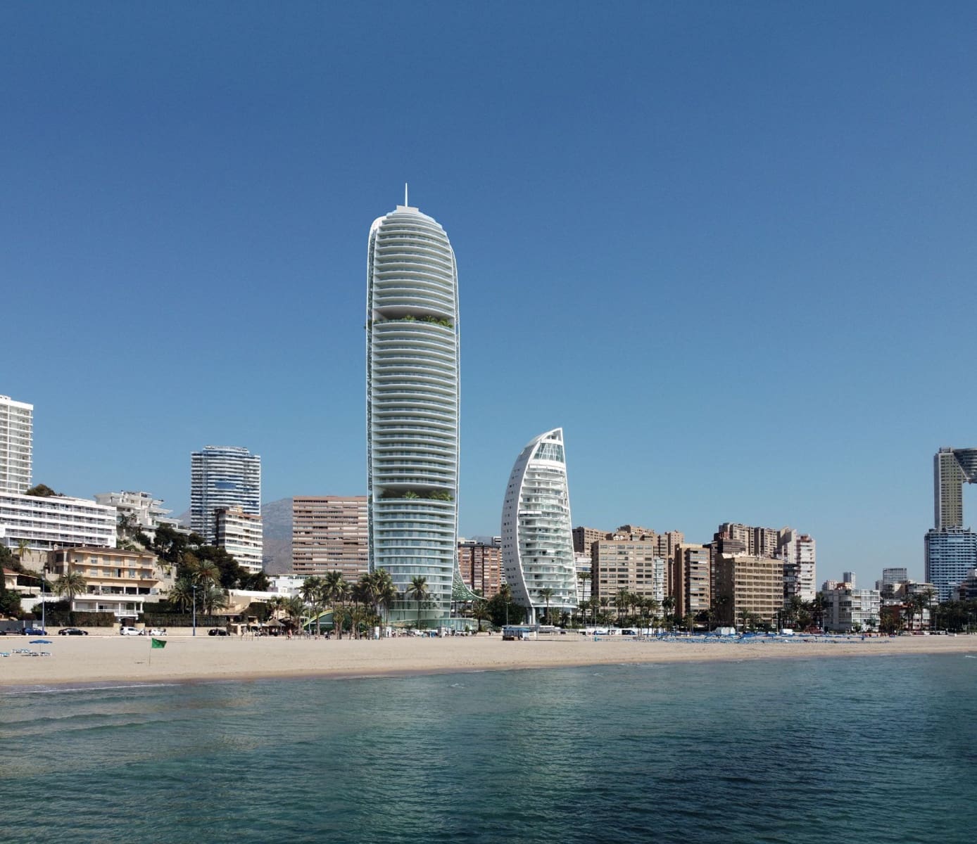 Apartamento de 2 habitaciones en Benidorm en venta con piscina - 1.100.000 € (Ref: 7564459)
