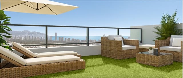 Pareado de 4 habitaciones en Finestrat en venta con piscina garaje - 435.000 € (Ref: 9000960)