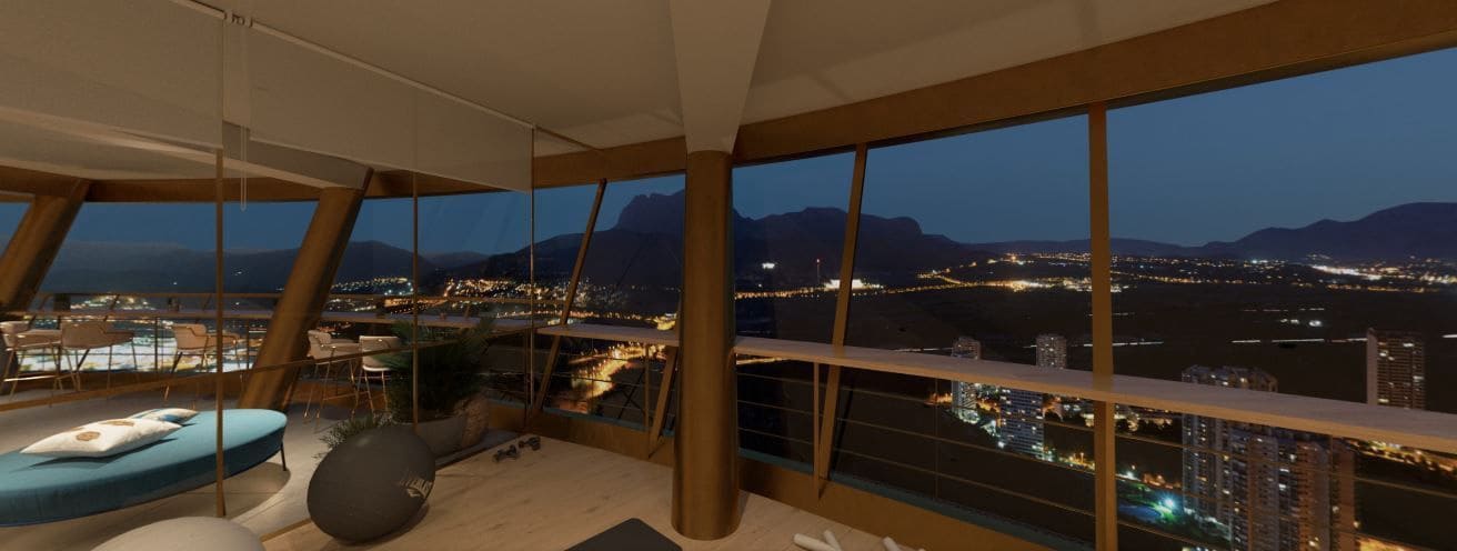 2 Zimmer Apartment zu verkaufen in Benidorm mit Pool Garage - 469.000 € (Ref: 9165538)