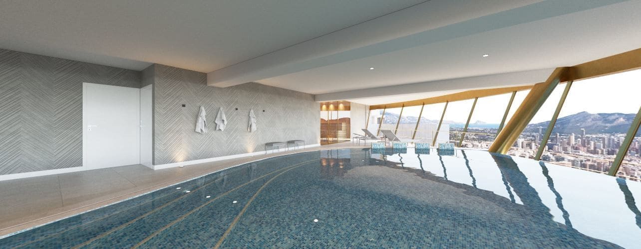 2 Zimmer Apartment zu verkaufen in Benidorm mit Pool Garage - 469.000 € (Ref: 9165538)