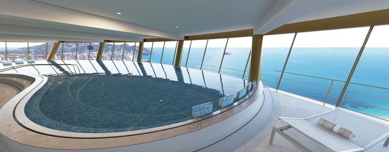 2 Zimmer Apartment zu verkaufen in Benidorm mit Pool Garage - 469.000 € (Ref: 9165538)