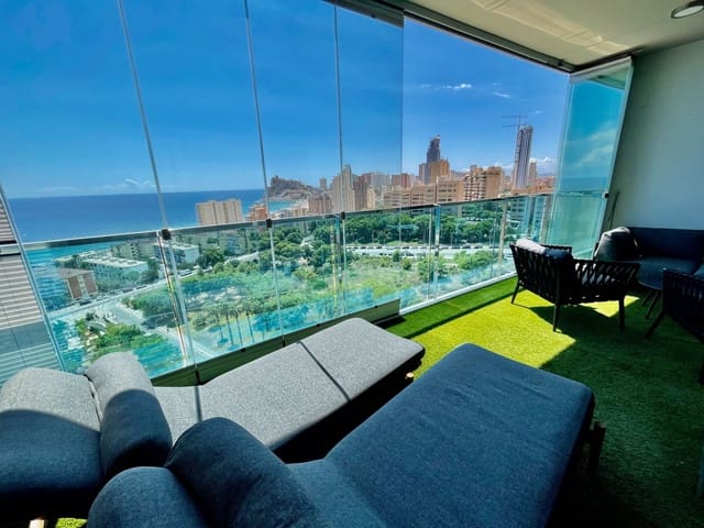 2 makuuhuone Huoneisto myytävänä paikassa Playa Poniente, Benidorm mukana uima-altaan 
autotalli - 640 000 € (Ref: 9204273)