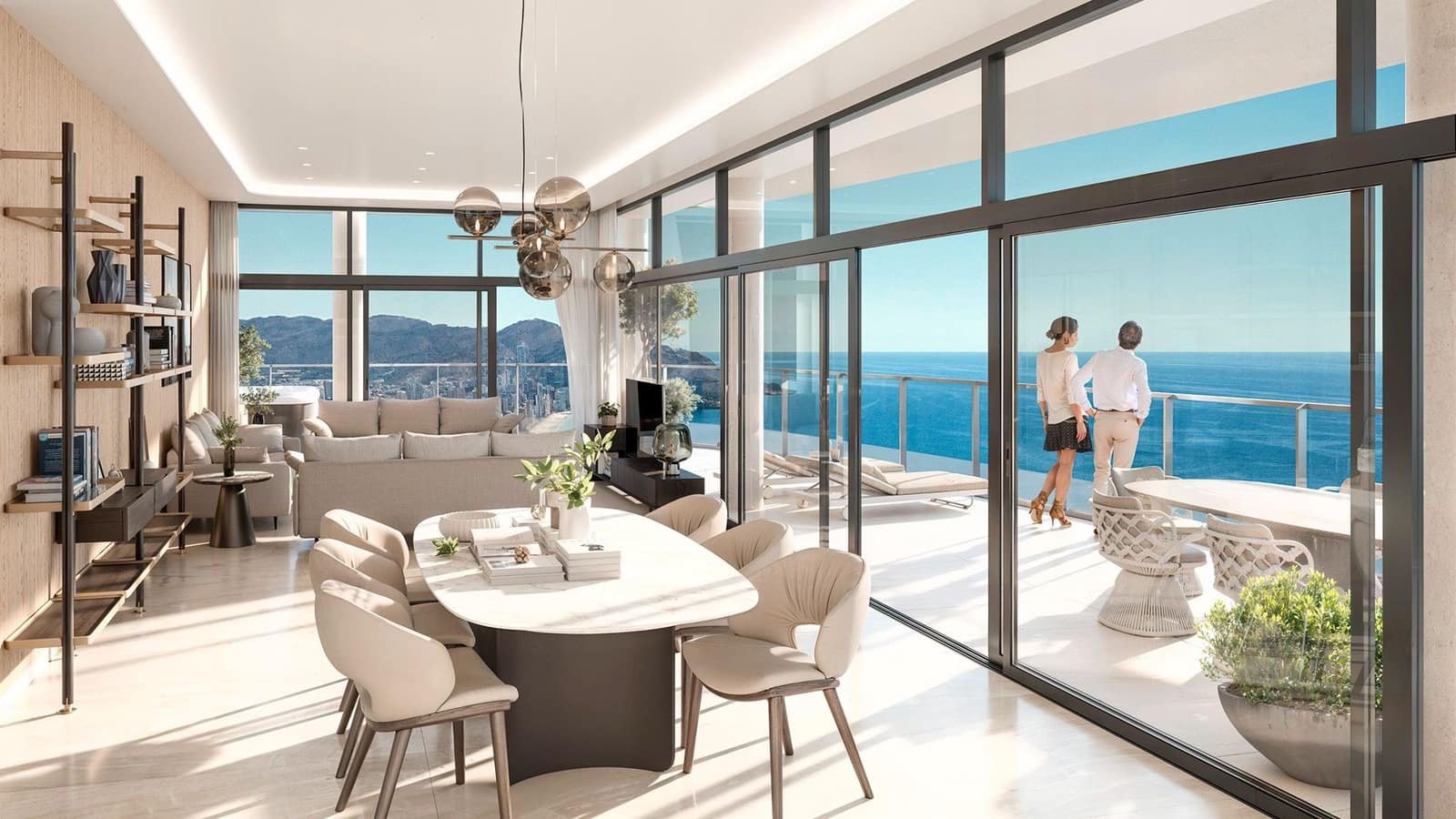 Apartamento de 3 habitaciones en Benidorm en venta con piscina garaje - 950.000 € (Ref: 9251901)