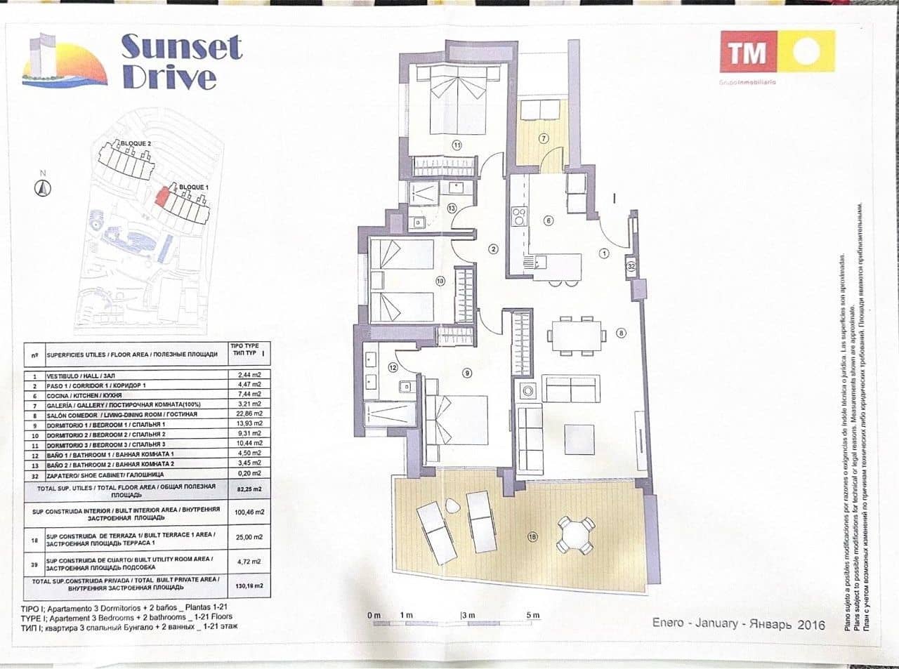 3 camera da letto Appartamento in vendita in Benidorm con piscina garage - 710.000 € (Rif: 9308282)