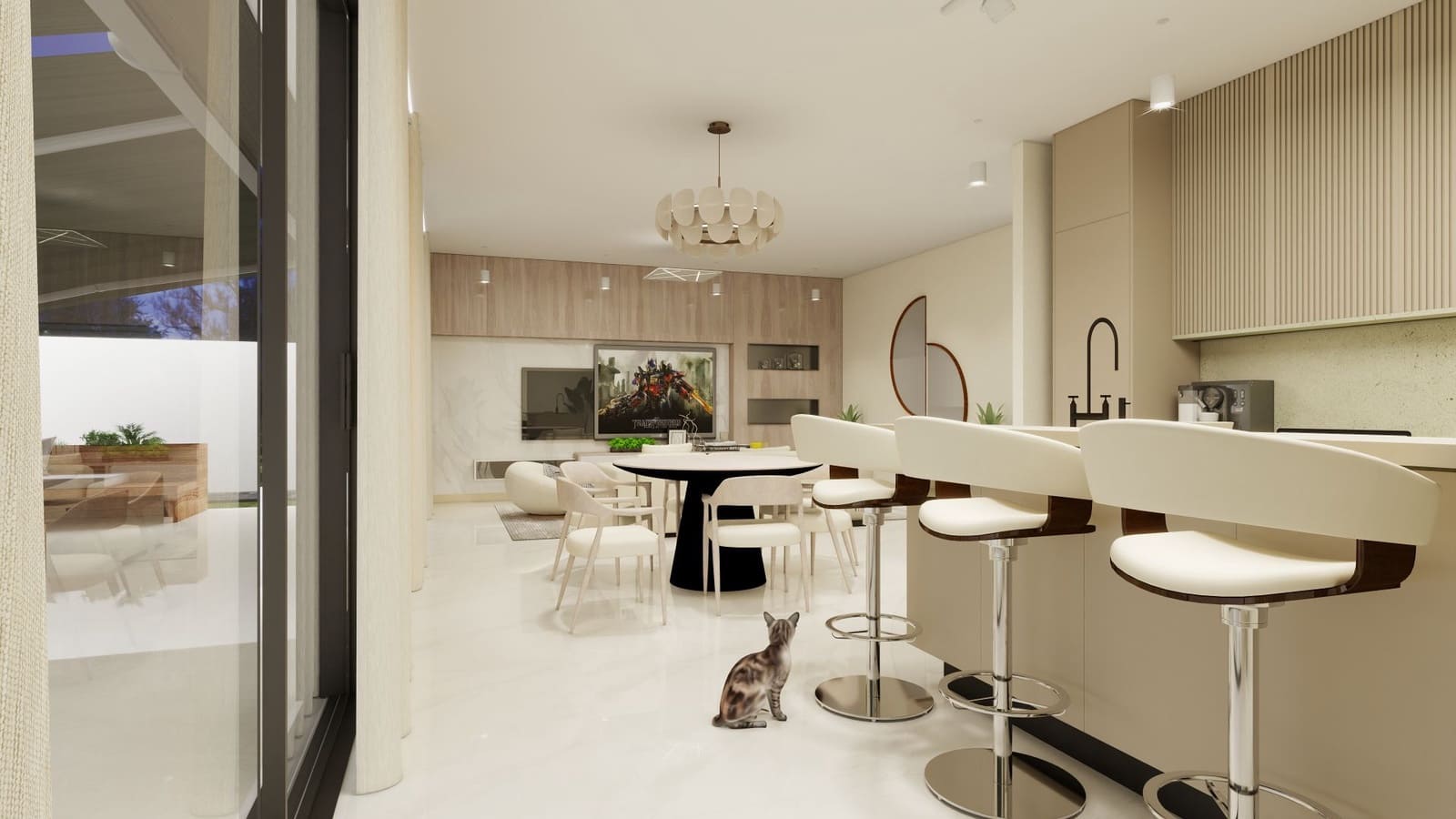 4 sypialnia Willa na sprzedaż w La Nucia z basenem garażem - 649 000 € (Ref: 9543124)