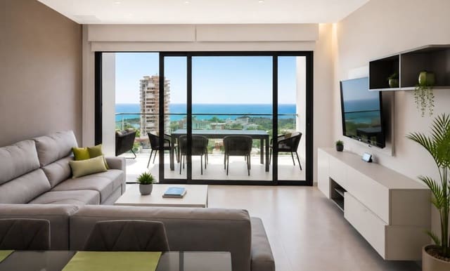 2 sovrum Lägenhet till salu i Playa Poniente, Benidorm med pool garage - 550 000 € (Ref: 9780191)
