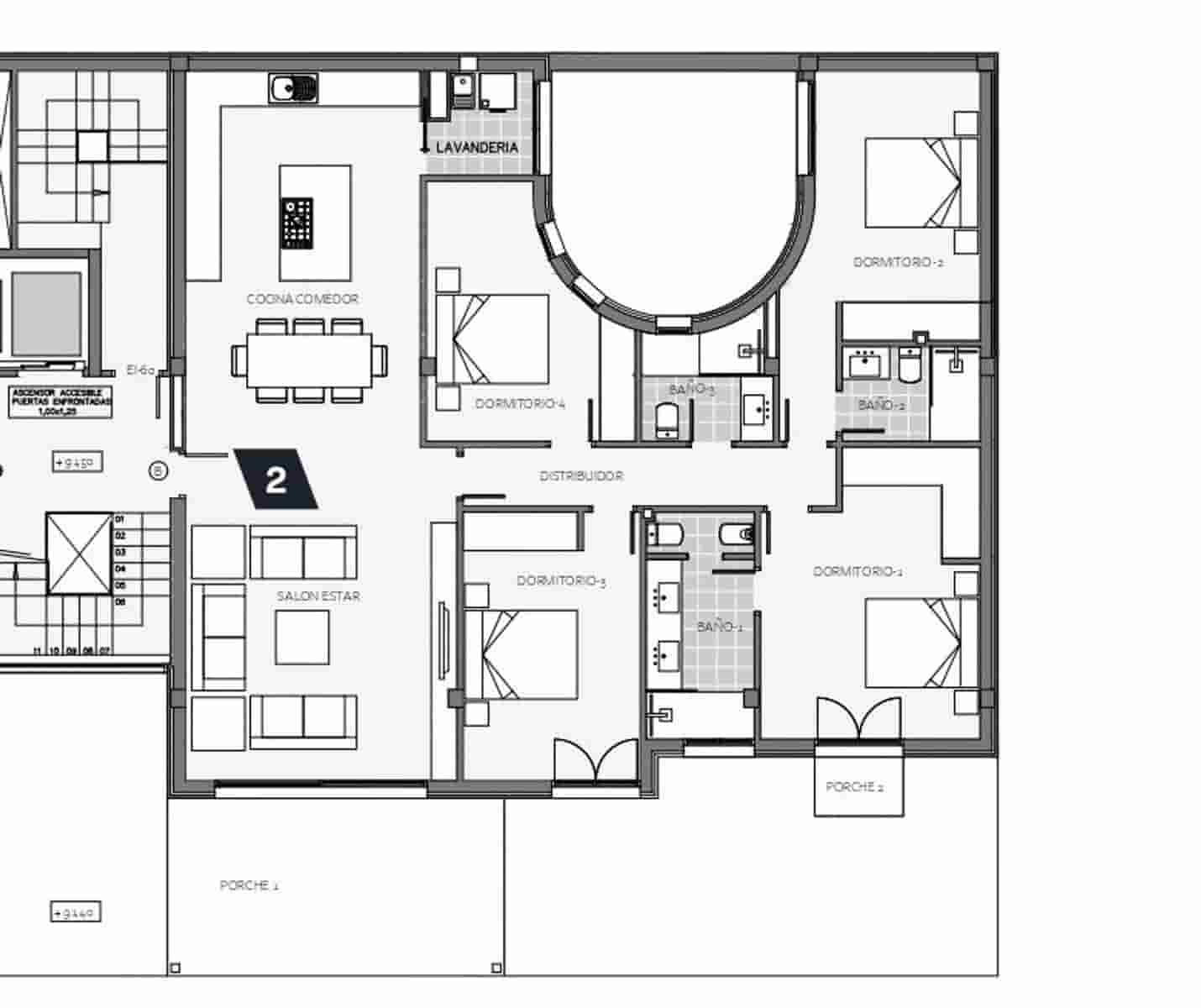 4 soveværelse Lejlighed til salg i Santa Ponsa med swimmingpool garage - € 1.678.550 (Ref: 7385347)