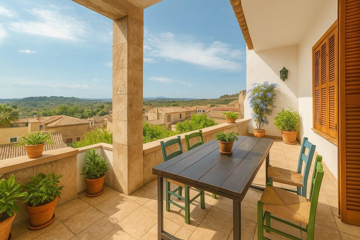 4 soveværelse Byhus til salg i Selva med garage - € 595.000 (Ref: 8420060)