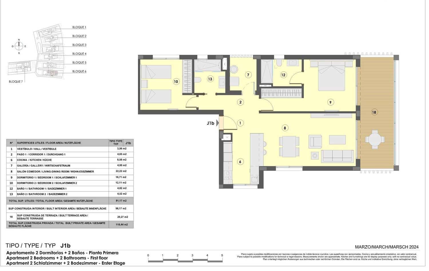 2 soverom Leilighet til salgs i Colonia de Sant Jordi med svømmebasseng garasje - € 560 000 (Ref: 8640741)