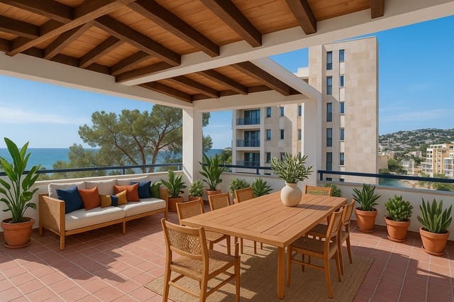 4 soveværelse Lejlighed til salg i San Agustín / Sant Agustí, Palma de Mallorca med swimmingpool garage - € 1.150.000 (Ref: 8812181)