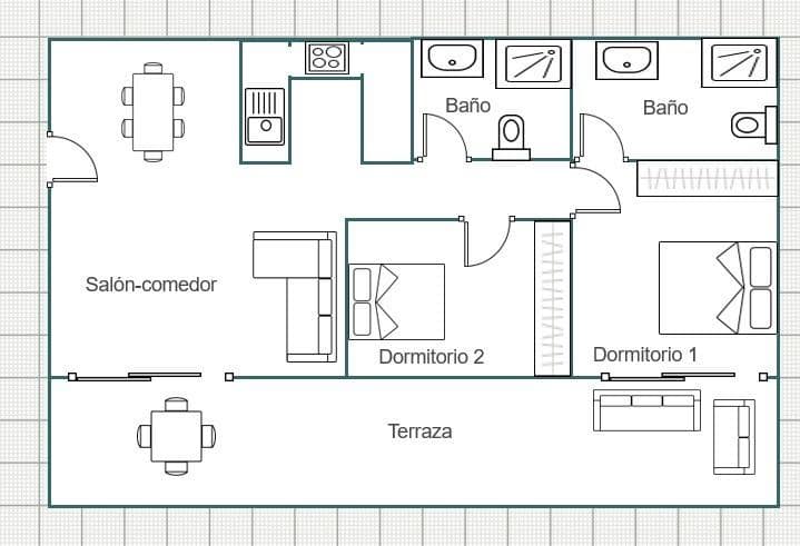2 bedroom Apartment for sale in Los Collados with pool garage - € 135,000 (Ref: 10062125)